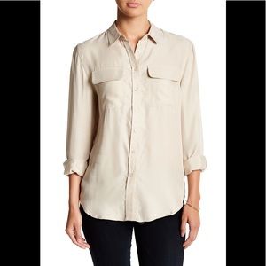 Romeo+Juliet Couture Double-Pocket Collared Blouse